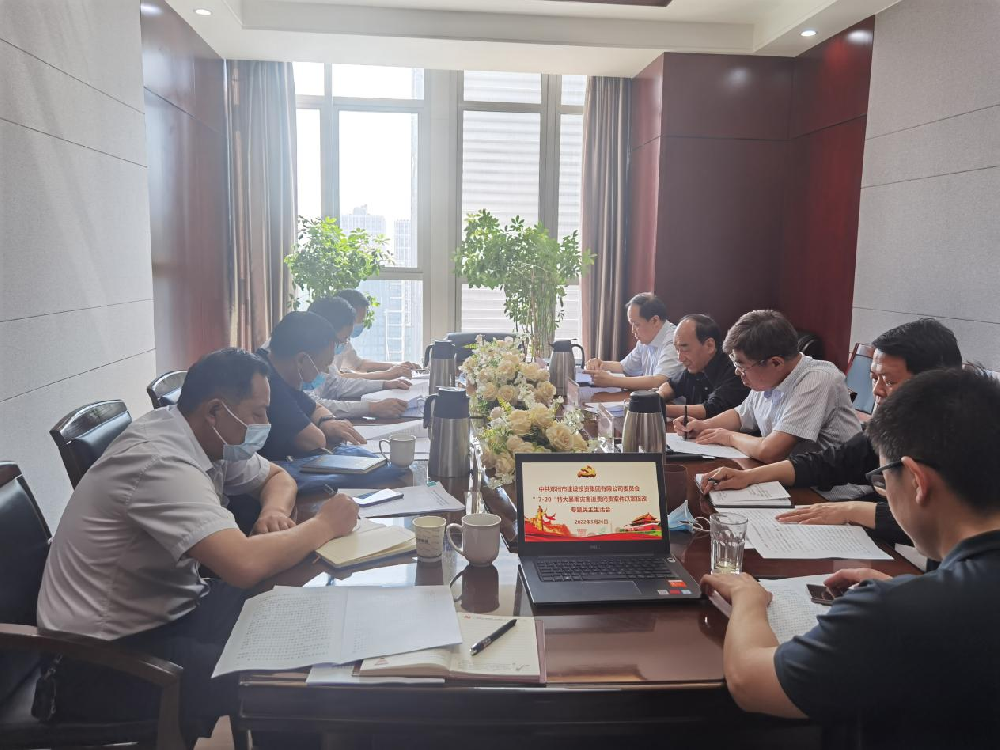 瓦力棋牌(中国)党委领导班子召开“7·20”特大暴雨灾害追责问责案件以案促改专题民主生活会