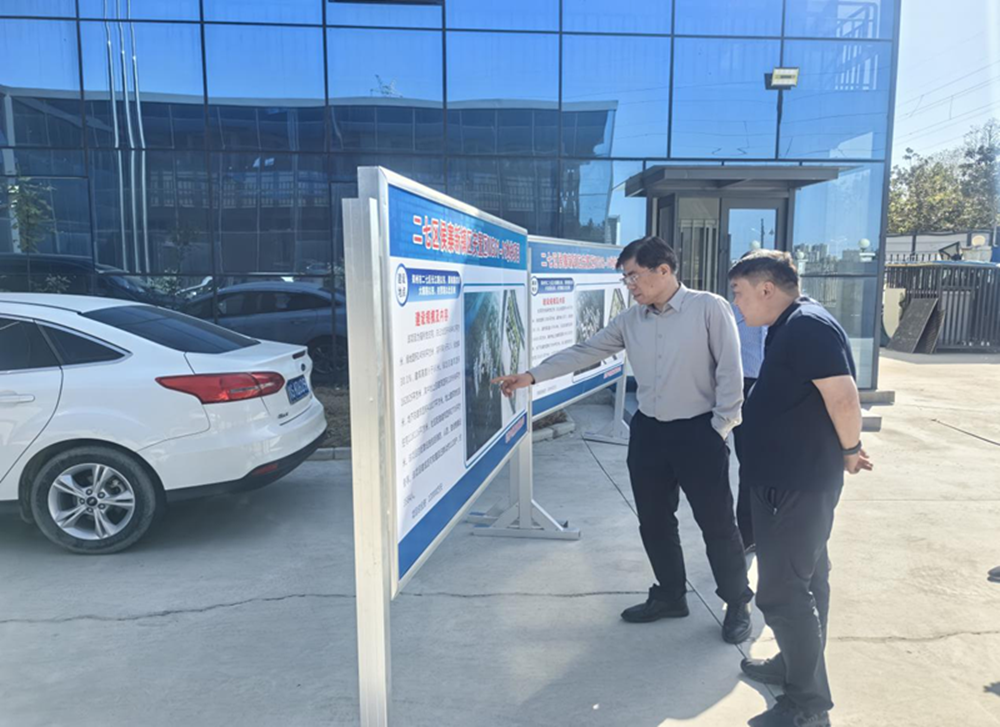 郑州市建设投资集团有限公司党委书记、董事长汪洋到侯寨新镇区安置区项目调研项目建设工作